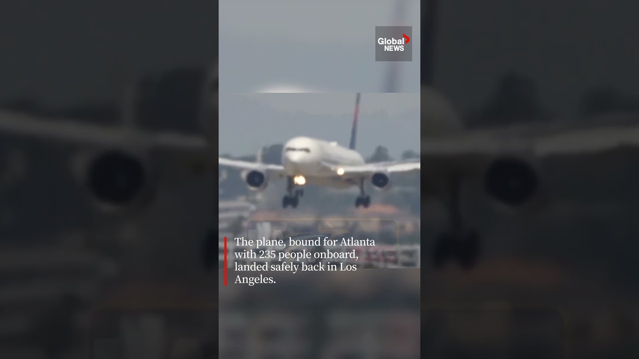 Delta flight makes emergency landing at LAX after engine fire during takeoff