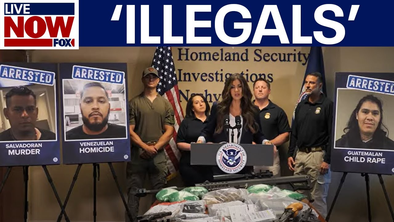 DHS Sec. Noem on arrest of “criminal illegal aliens”