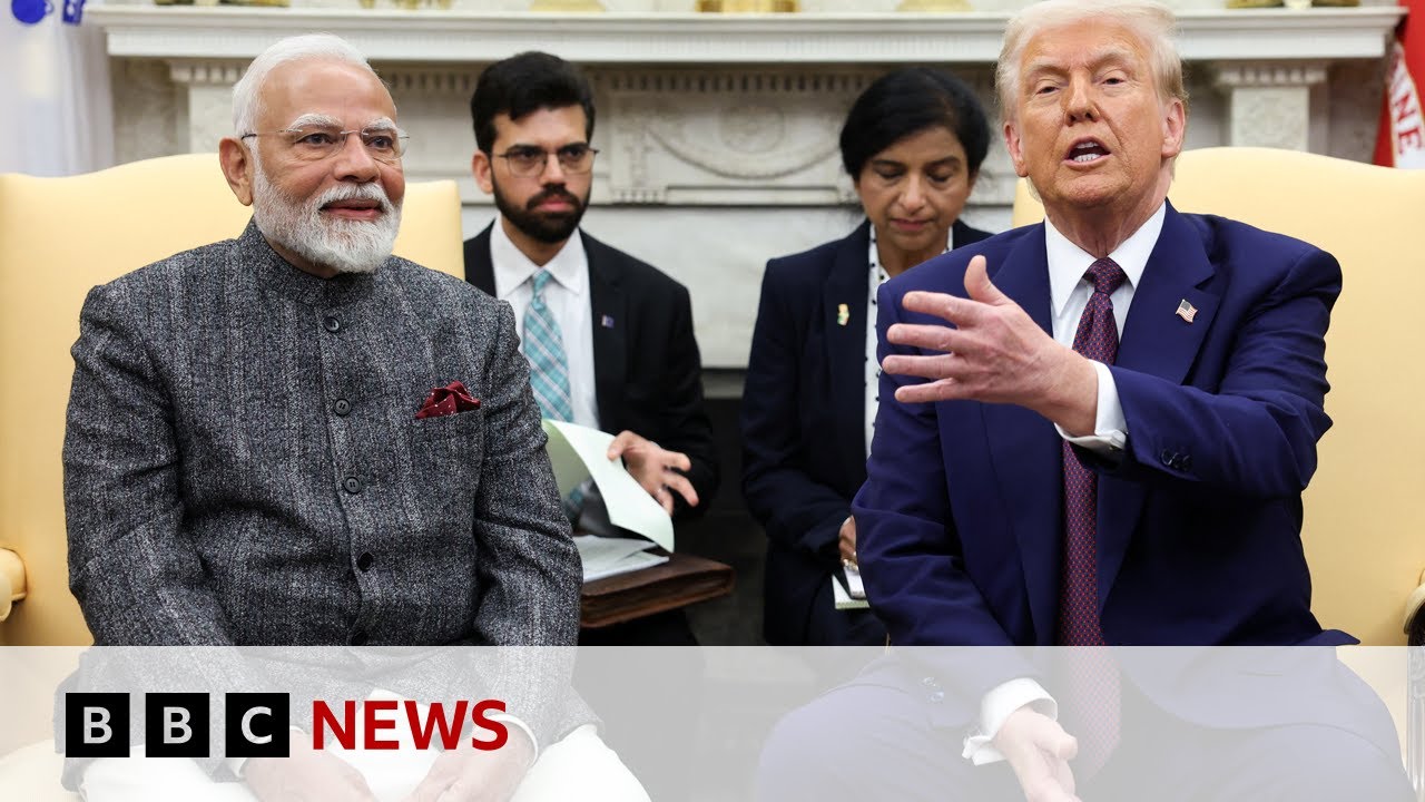Donald Trump to hit India with 25% tariffs | BBC News