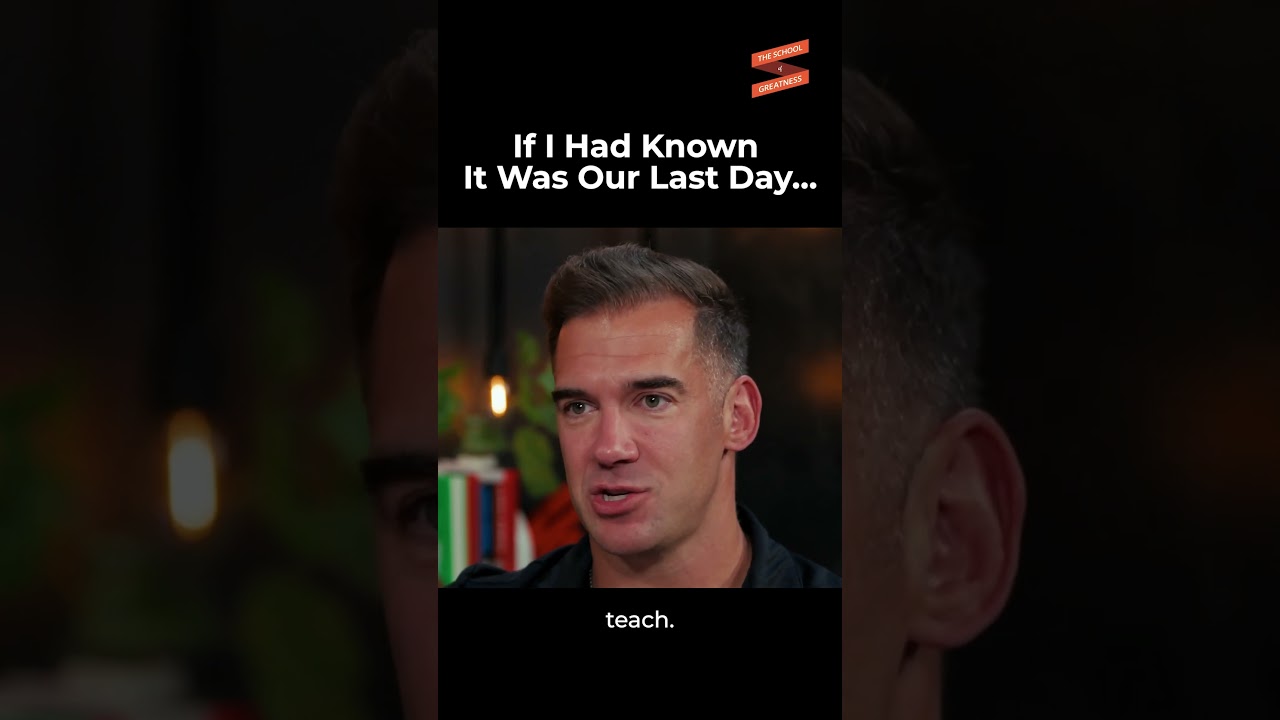 Don’t take today for granted.