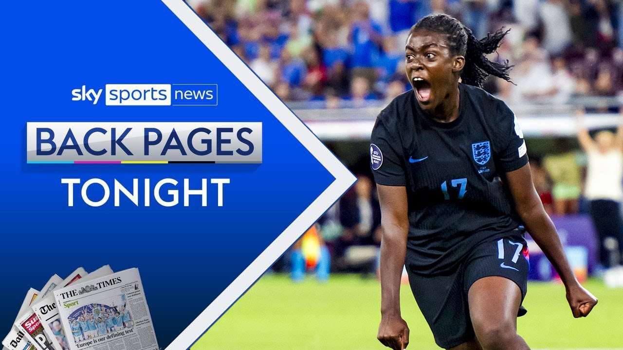 England book spot in Euro 2025 final after sensational semi-final against Italy | Back Pages Tonight