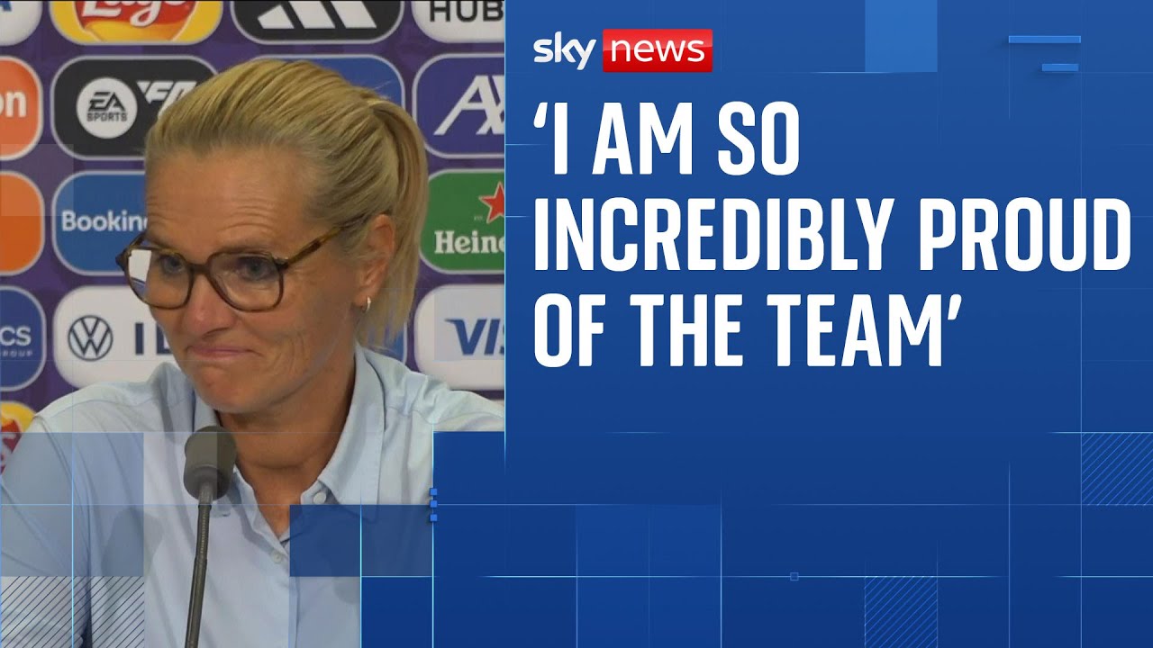 England manager Sarina Wiegman on Euro 2025 win: ‘I am so incredibly proud of the team’