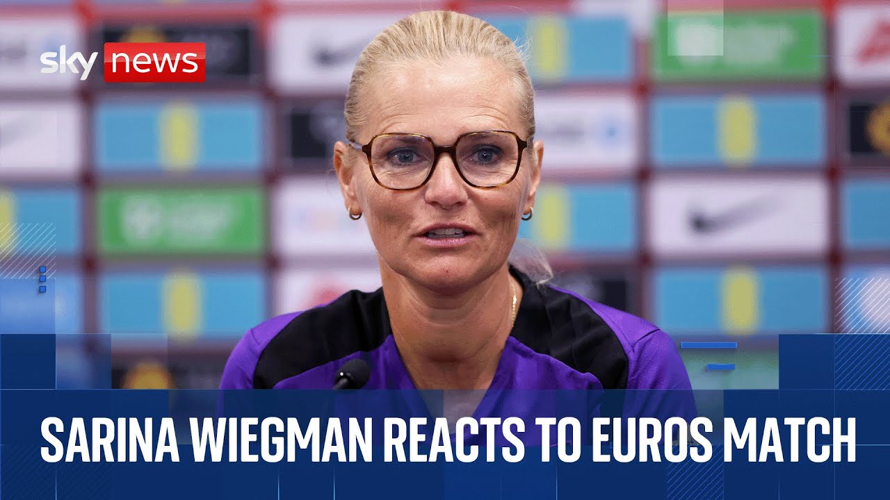 England manager Sarina Wiegman speaks after beating the Netherlands 4-0