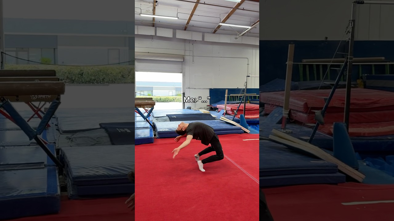 Exposed 😅 #gymnast #olympics #flexibility #olympic #sports #sport #d1 #backbend #fails
