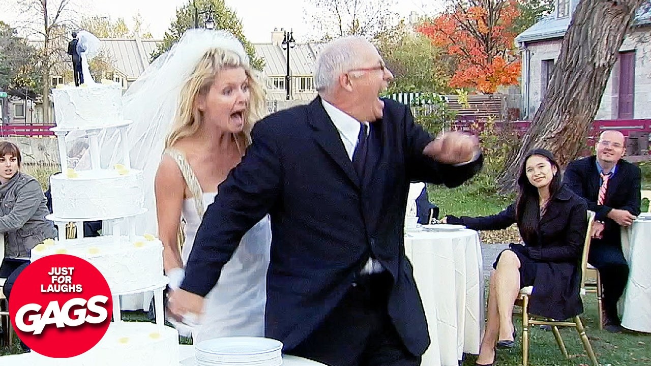 Father-In-Law Crashes The Wedding…| Just For Laughs Gags