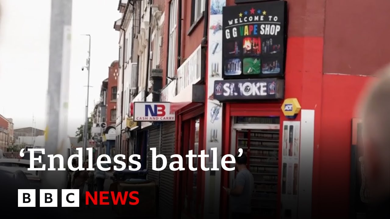 Fighting the crime gangs taking over the UK high streets | BBC News