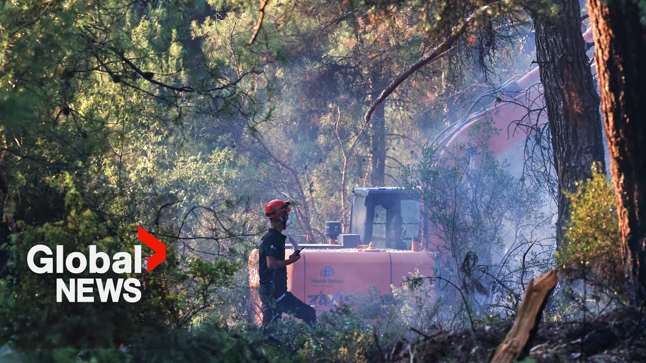 Flames threaten Turkey’s 4th largest city as southern Europe deals with wildfires