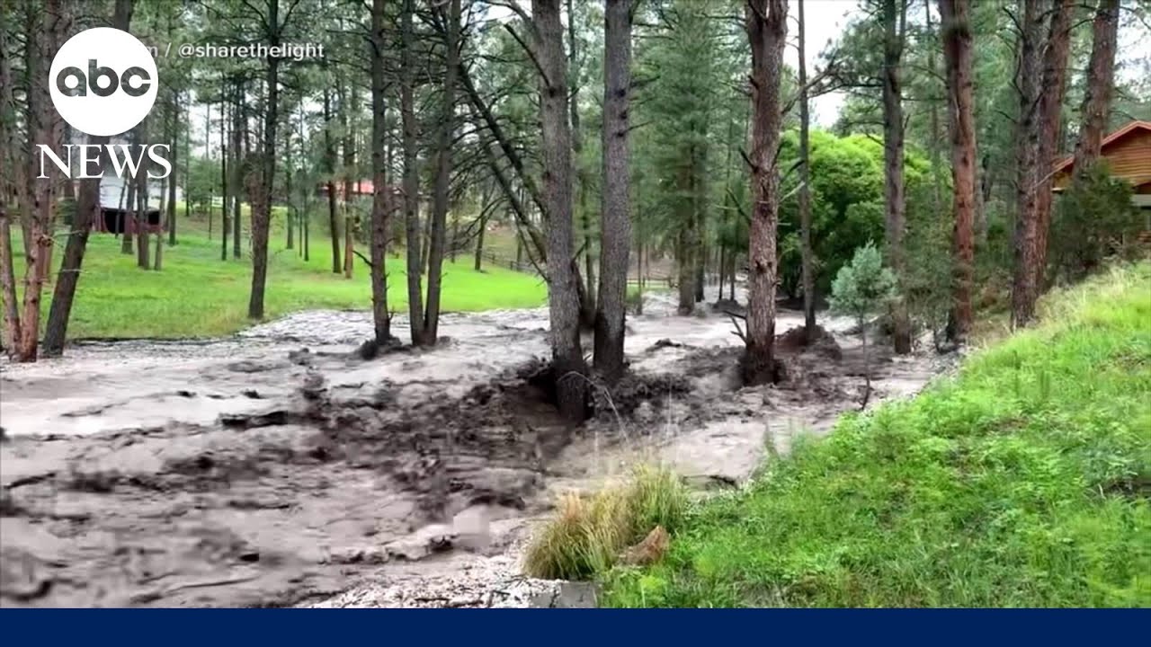 Flash flooding hits New Mexico, extreme heat targets East Coast