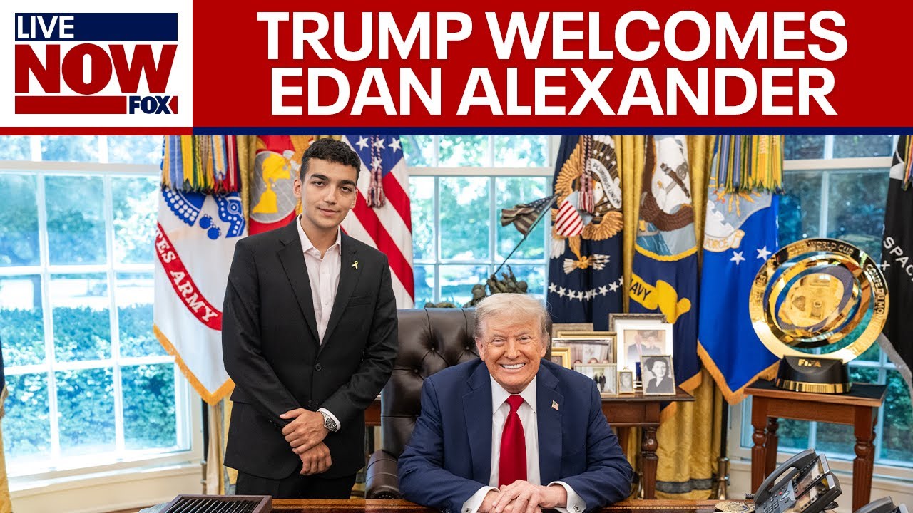 Freed hostage Edan Alexander meets Trump at White House | LiveNOW from FOX