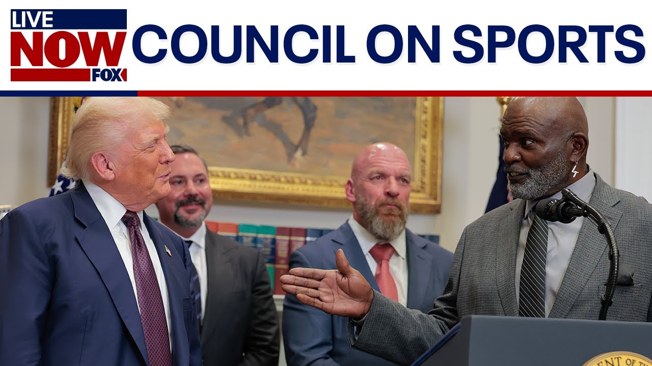 FULL: President Trump signs executive order on sports council, fitness test