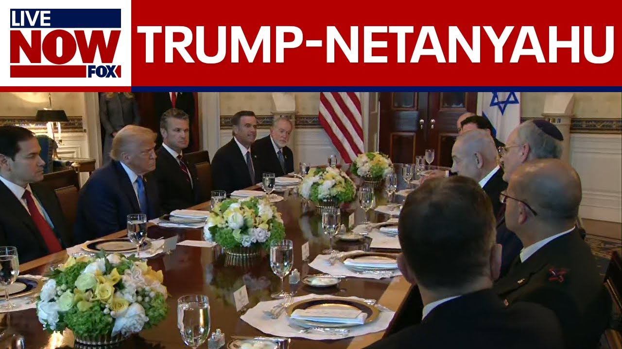 FULL REMARKS: Trump meets Netanyahu at the White House amid ceasefire push