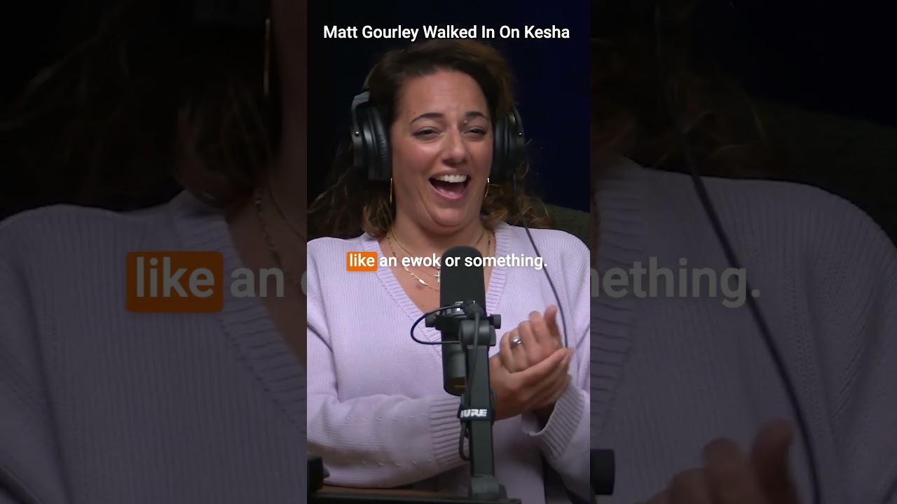 Gourley walked in on Kesha in the bathroom. #podcast #comedy #funny