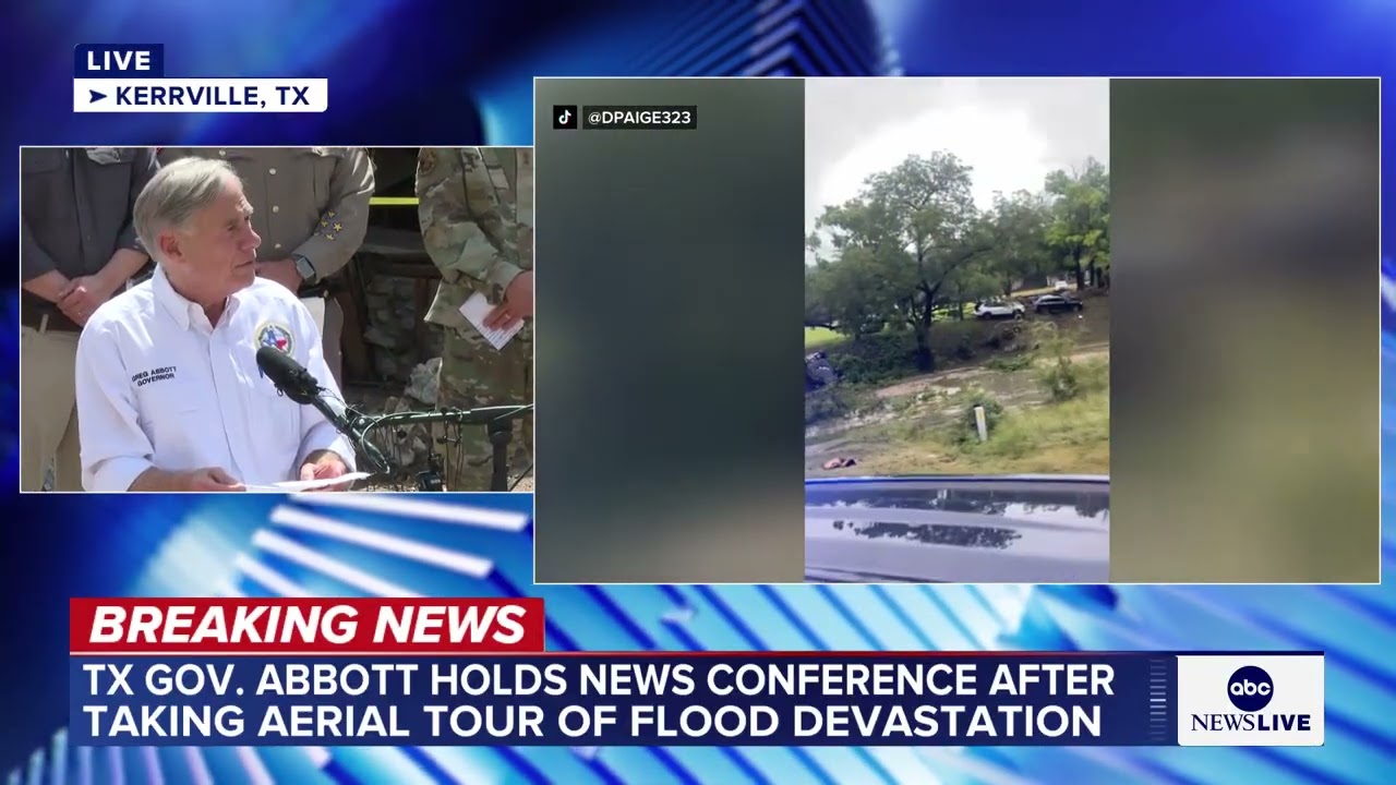 Gov. Abbott holds press conference on Texas flooding