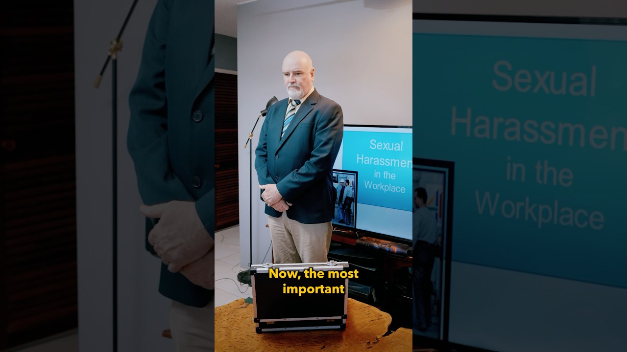 Harassment training at work