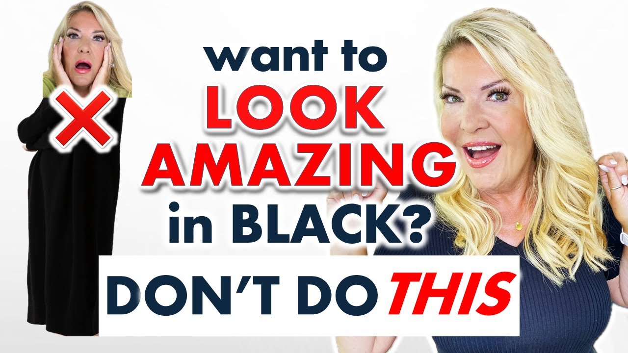 HOW TO LOOK AMAZING IN BLACK THIS SUMMER | FASHION FOR 50 AND OVER!