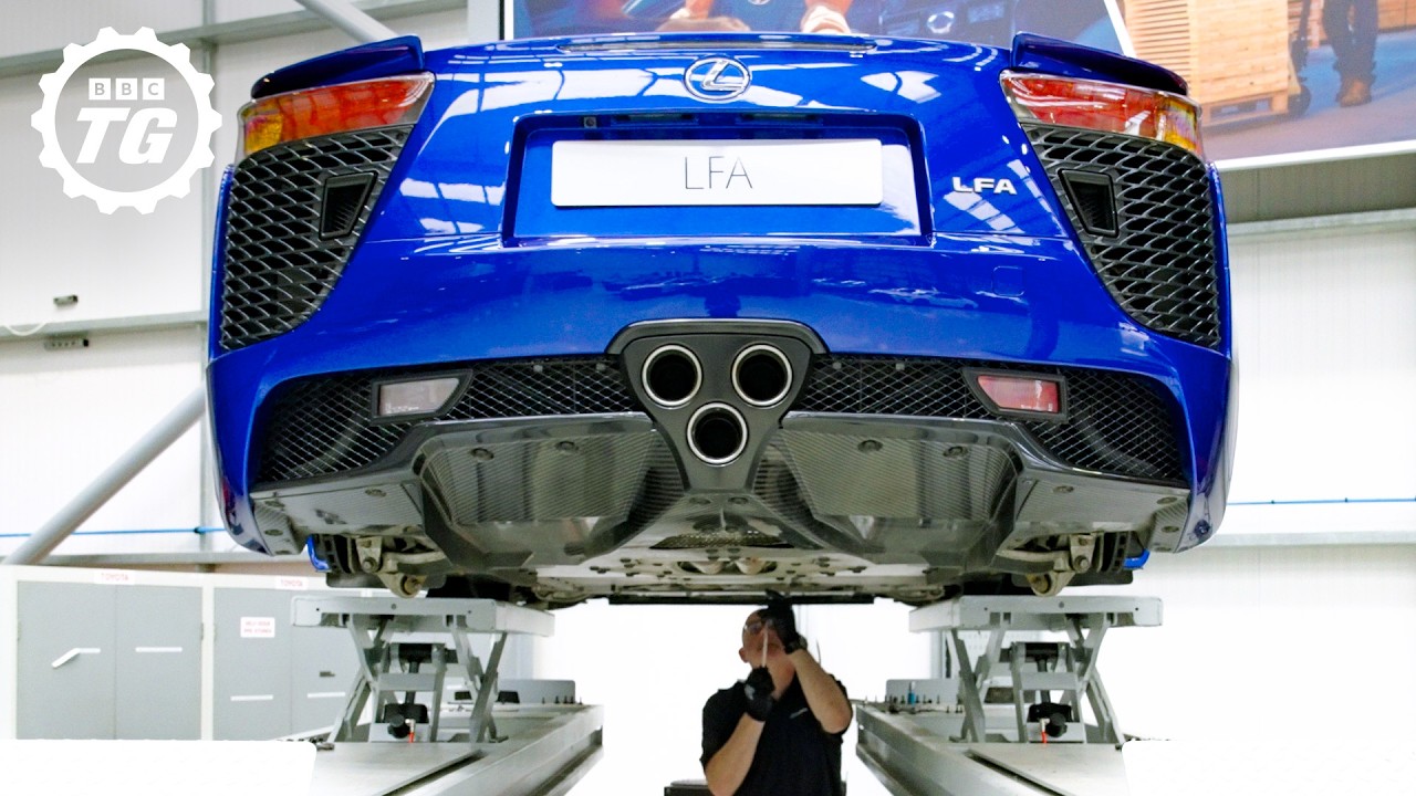 How To Service A Lexus LFA: V10 Icon Gets Top Gear’s TLC