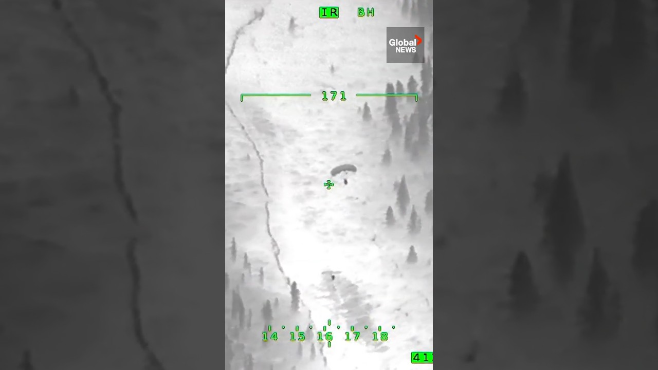 Hunter crushed by horse in BC rescued in nighttime parachute drop