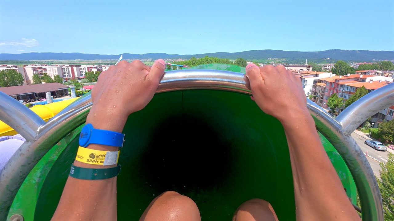 Hydrohute Water Slide at Action Aquapark 🇧🇬