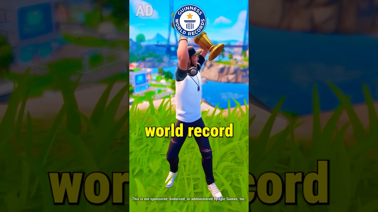 I Set A Fortnite WORLD RECORD! #ad