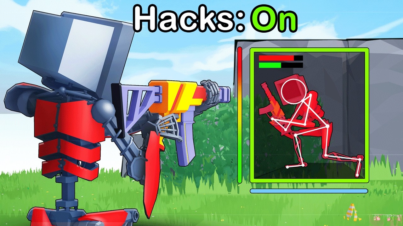 I Used AIMBOT To TROLL My Friends in UpGun