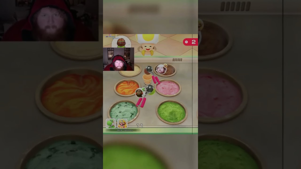 I Was Serving Ice Cream With Dashie! #marioparty #dashiegames #caseoh #caseohclips #funny