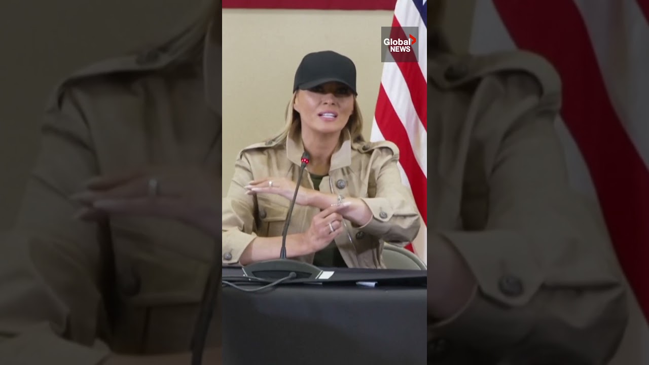“I will be back”: First Lady Melania visits area of Texas impacted by floods