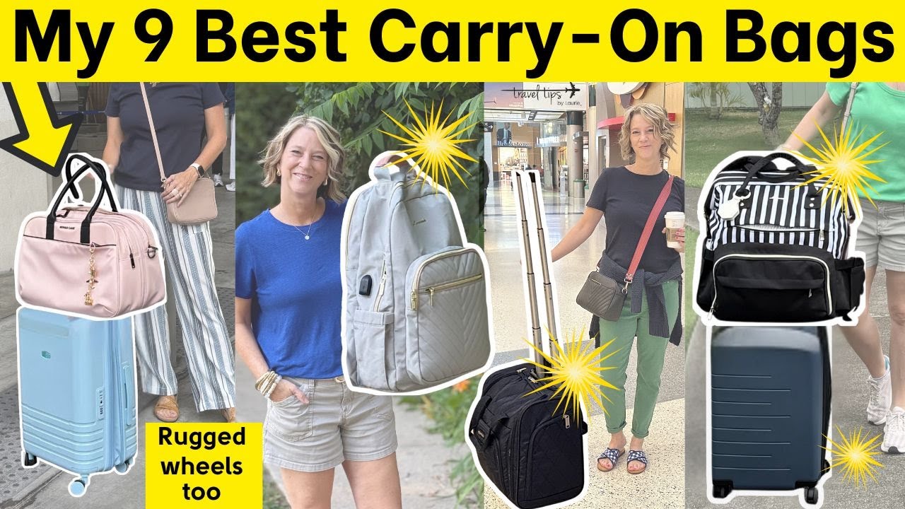 If you fly in 2025, these are the best 9 carry-on bags for travel!