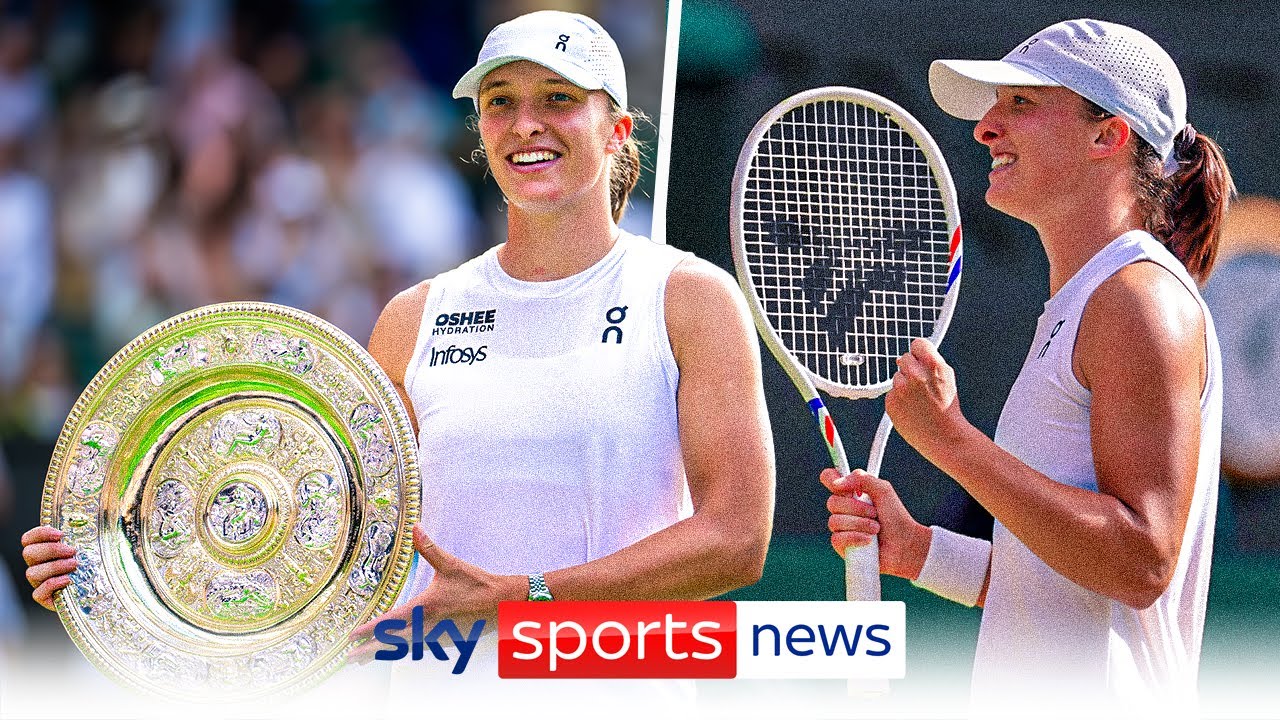 Iga Swiatek becomes Wimbledon champion for the first time