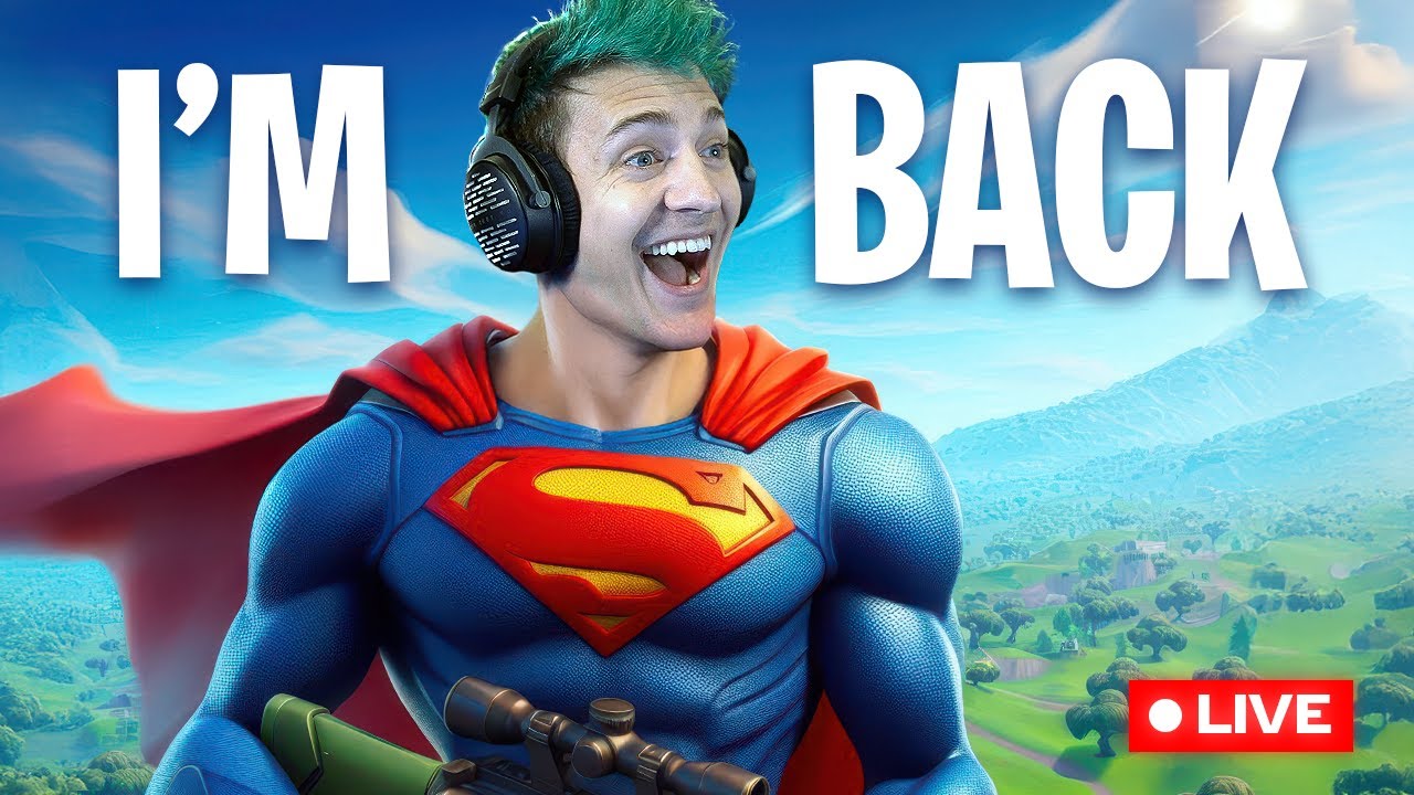 🔴 I’m BACK, Fortnite All Day