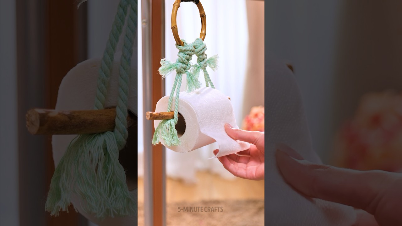 Impress bathroom guests—subscribe @pepperell.craftsfor creative hacks! 🚽