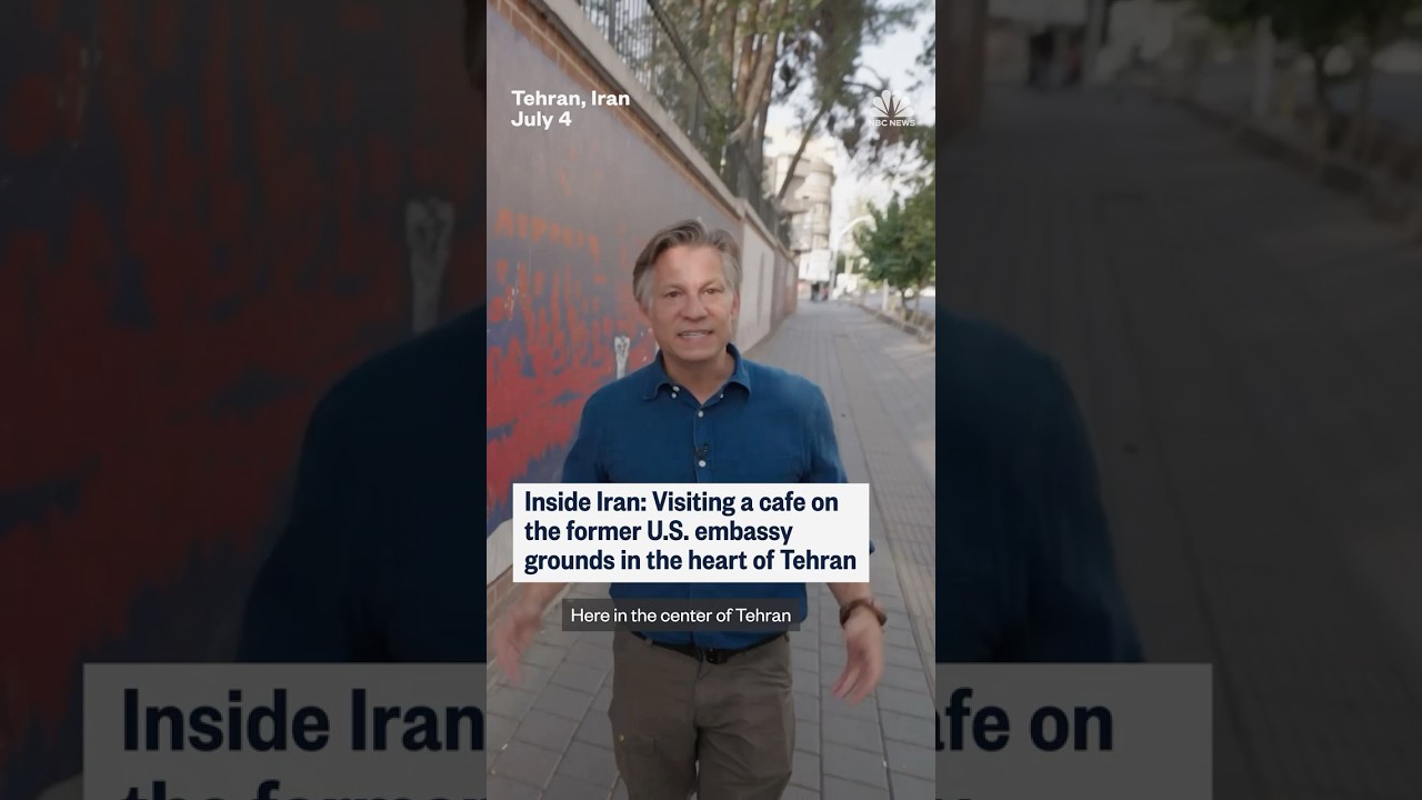 Inside Iran: Visiting a cafe on the former U.S. Embassy grounds in the heart of Tehran