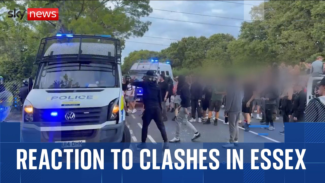 Investigations into clashes outside ‘migrant’ hotel in Essex