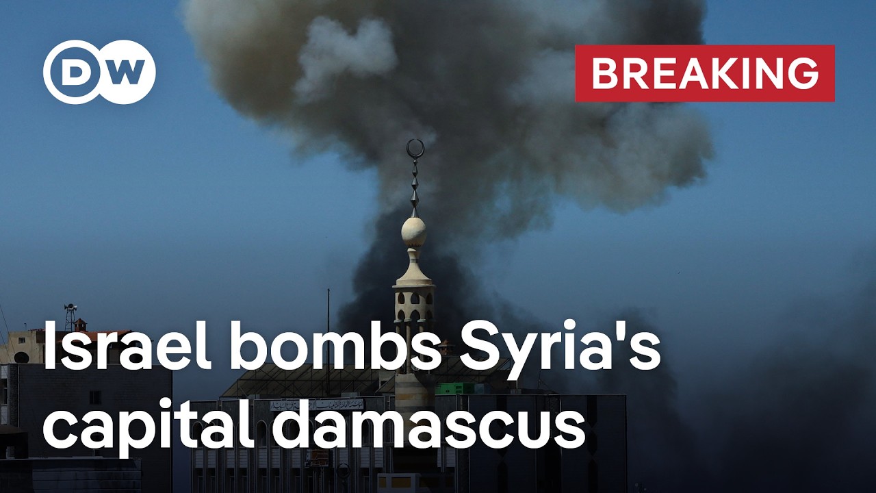 Israel attacks military headquaters in the Syrian capital Damascus | DW News
