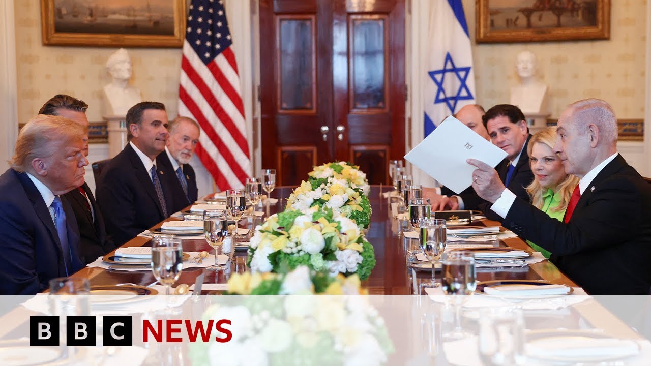 Israel-Gaza ceasefire talks ‘going well’, says US President Donald Trump | BBC News