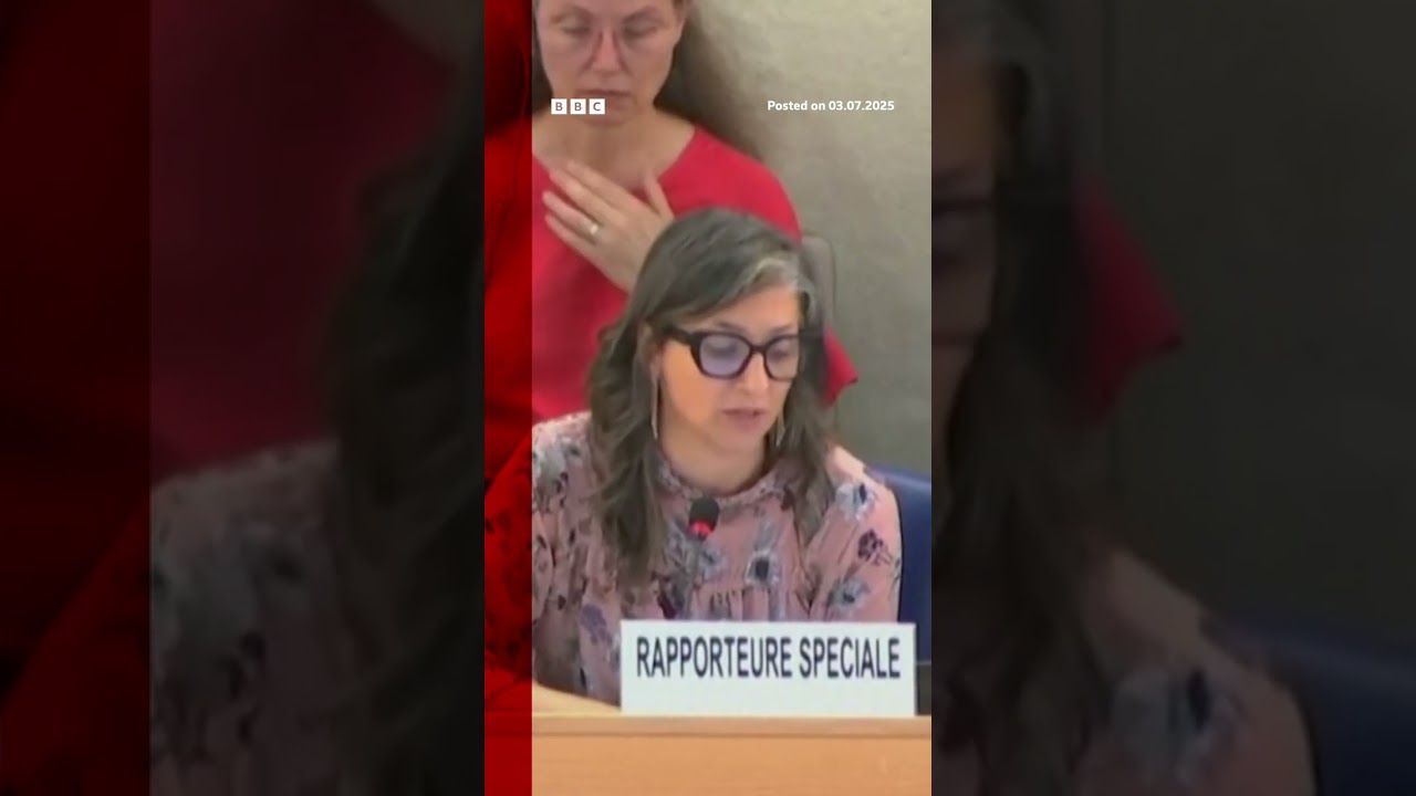 Israel has rejected accusations of genocide in Gaza. #Israel #Gaza #BBCNews