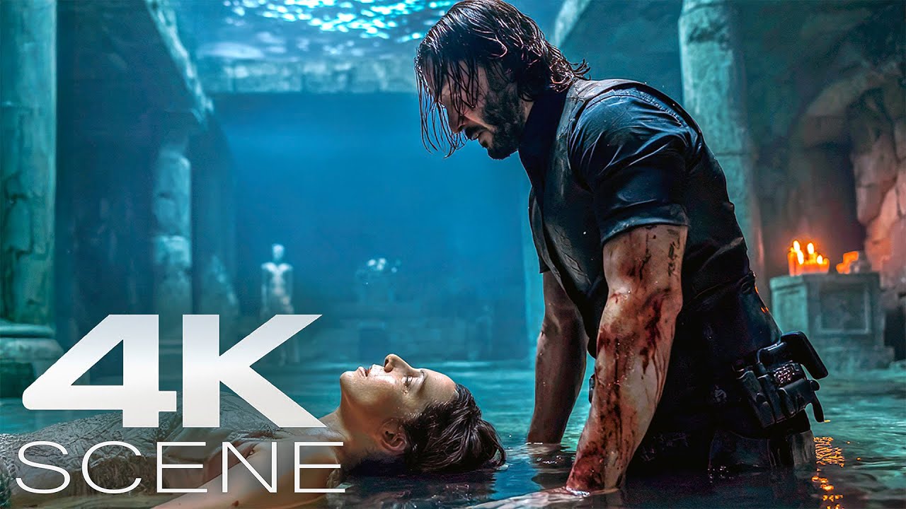 John Wick Manhandles Ballerina (2025) Fight Scene – BALLERINA Movie Clip | 4K Blu-ray