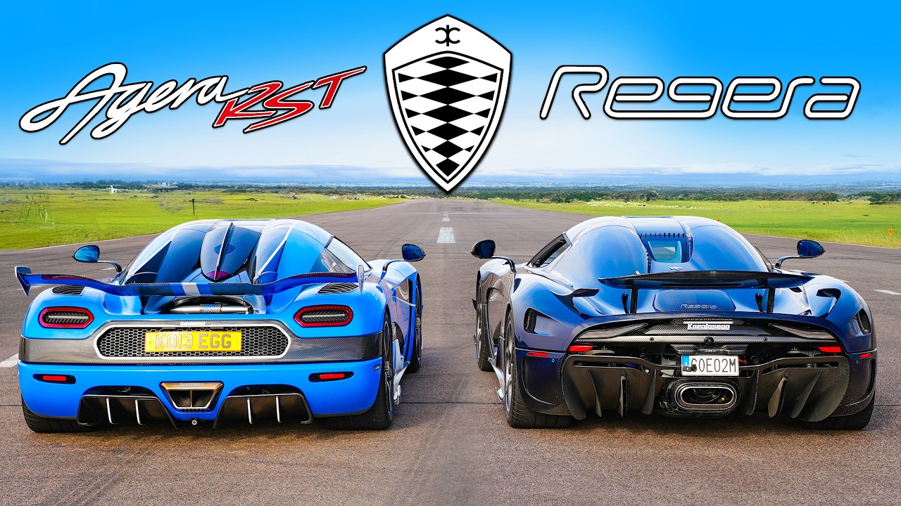Koenigsegg Regera v Agera RST: DRAG RACE
