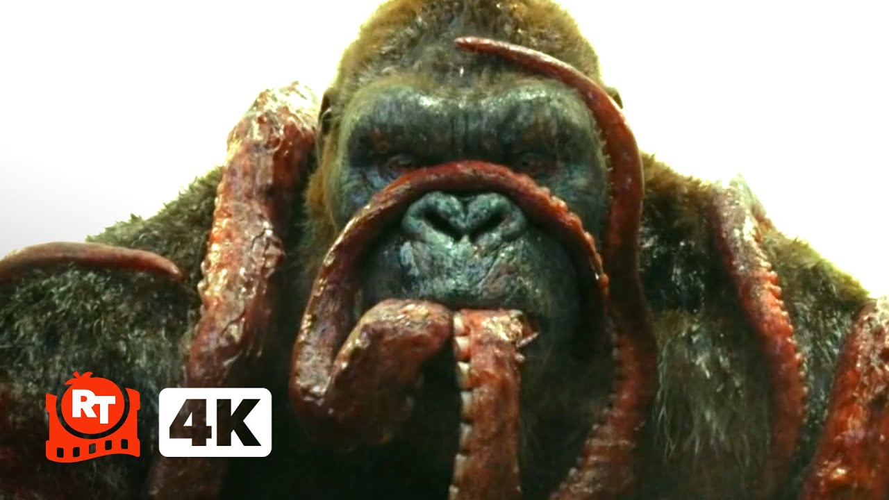 Kong: Skull Island (2017) 4K – Kong vs. Giant Squid Scene | Movieclips