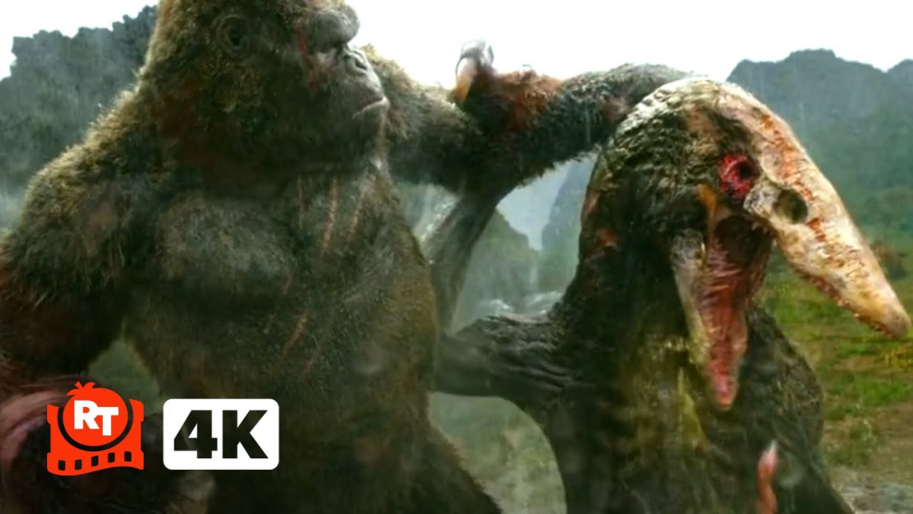 Kong: Skull Island (2017) 4K – Kong vs. Skullcrawler Scene | Movieclips