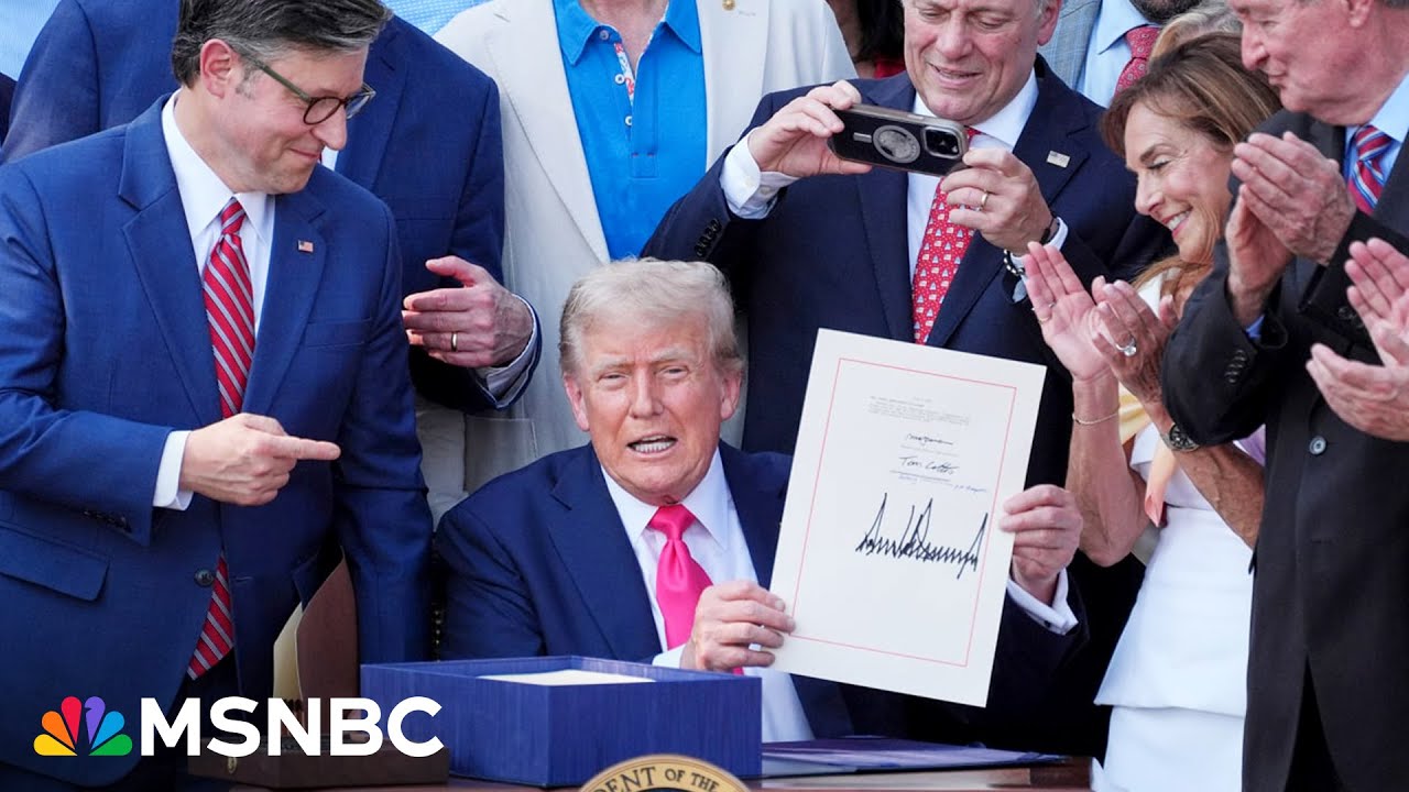 ‘Lipstick on a pig’: Trump, Republicans try to hide ‘terrible’ impact of megabill