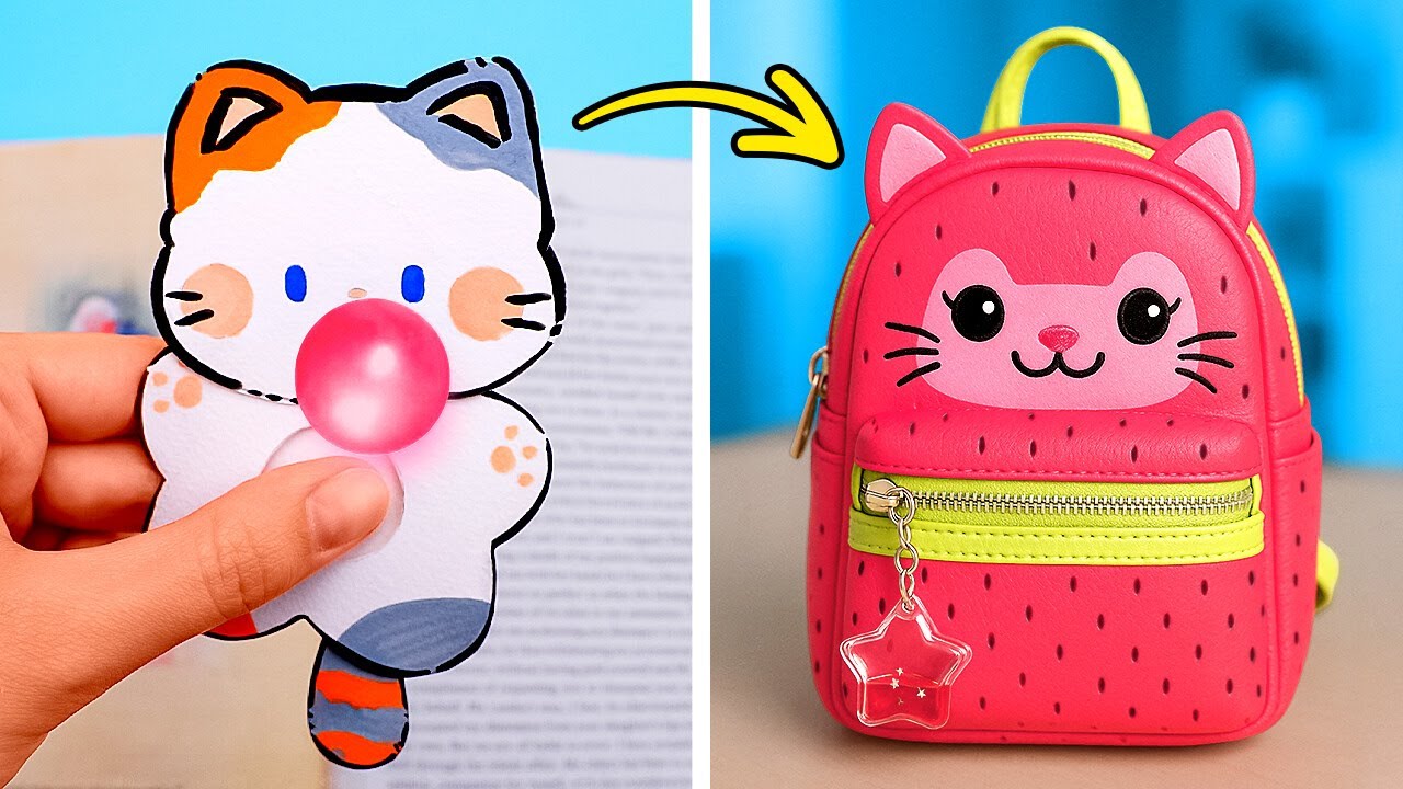 💖✂️ MAKE SCHOOL FUN AGAIN! Awesome Paper Crafts to Try Today ✨🖍️