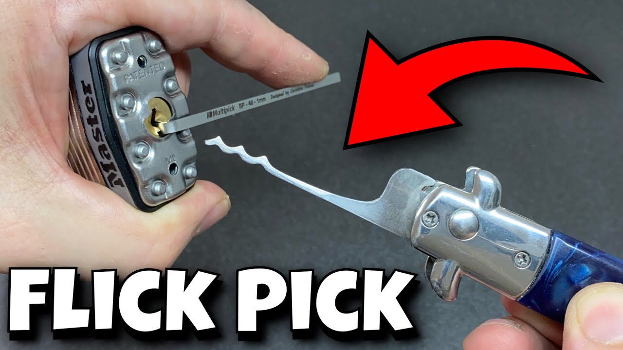 Making my Own Fidget Lock Pick – The Flick Pick