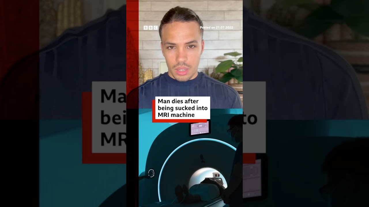 Man wearing heavy metallic necklace dies after being sucked into MRI machine. #NewYork #BBCNews