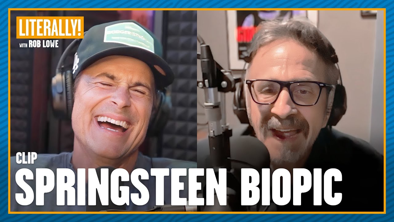 Marc Maron On The Bruce Springsteen Biopic & Acting With Jeremy Strong | Literally! with Rob Lowe