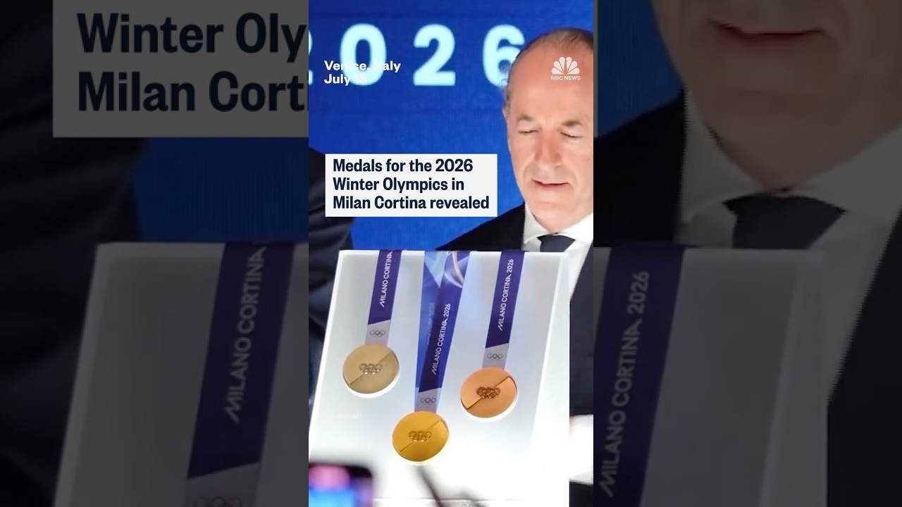 Medals for 2026 Winter Olympics in Milan Cortina revealed