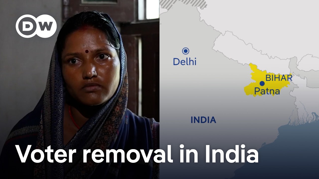 Millions face being struck off the voter lists in India’s Bihar state | DW News