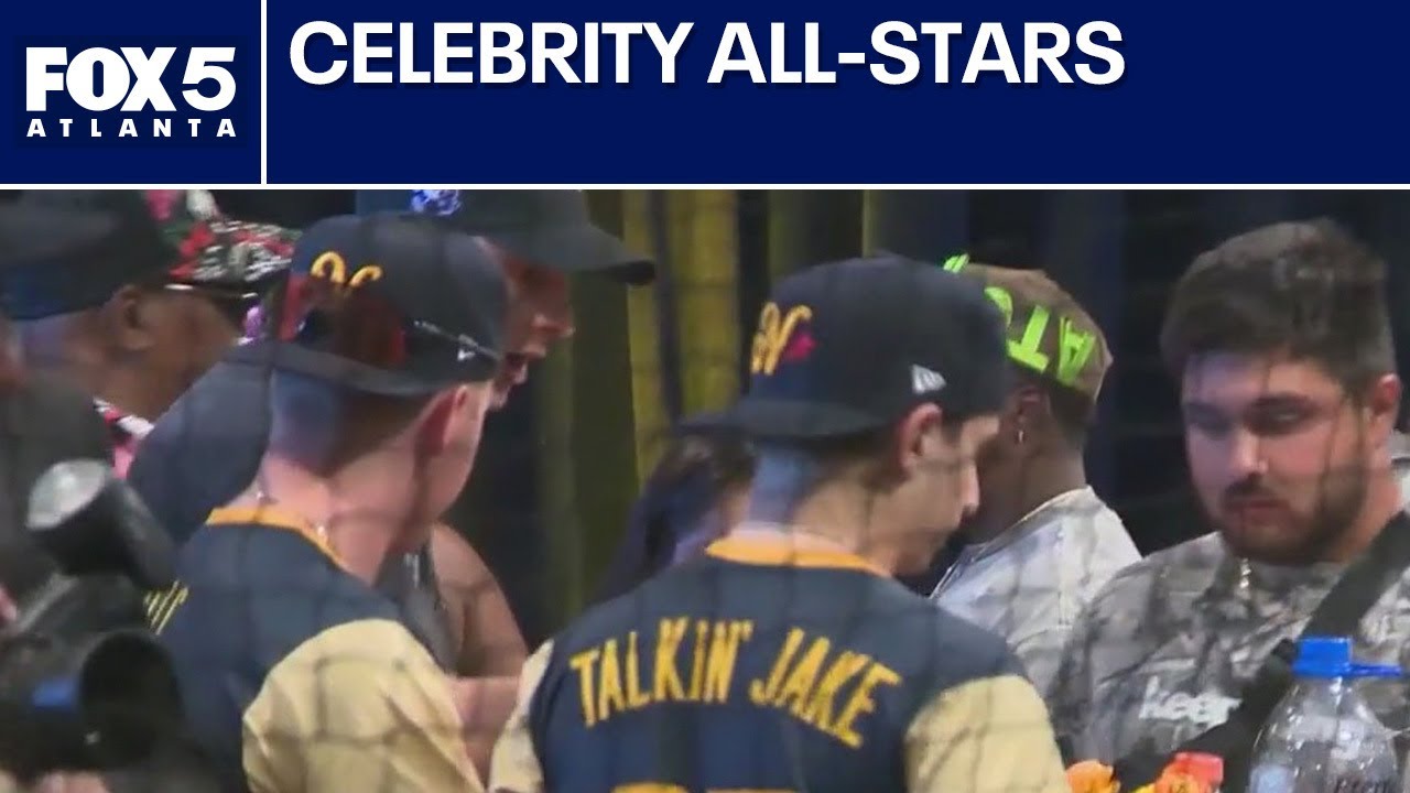MLB All-Star Game: Fans flood Truist Park to see celebrity softball game | FOX 5 News