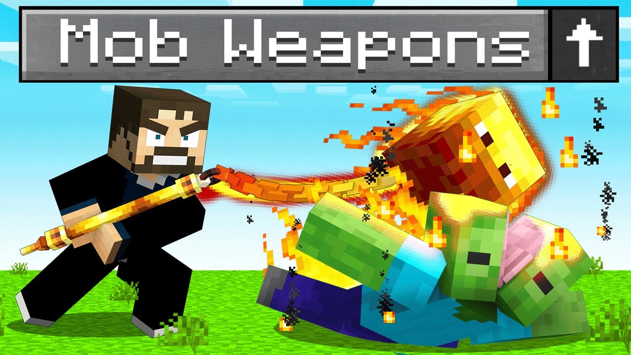 Mobs Are Weapons in Minecraft