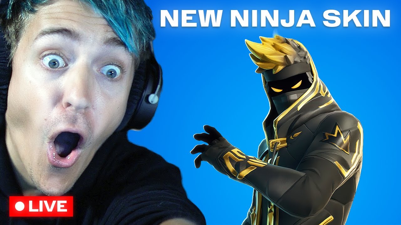 🔴 Ninja New Skin Update is Here + League of Legends