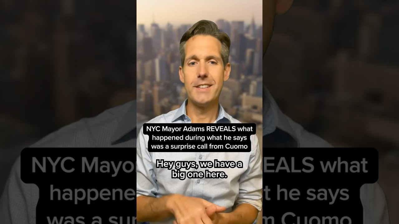 NYC Mayor Adams REVEALS what happened during what he says was a surprise call from Cuomo